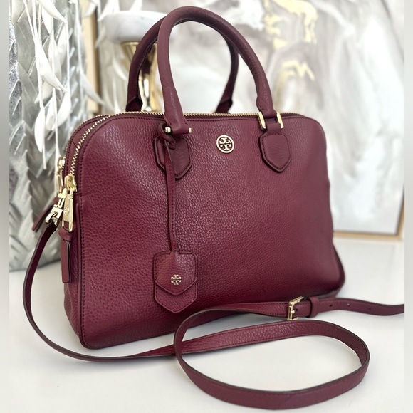 Tory Burch Handbags - Tory Burch Robinson Triple Zip Satchel